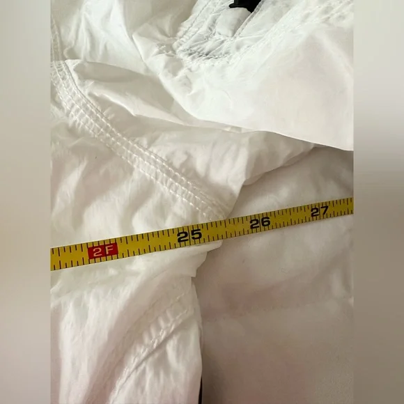 Free People Flowy Lightweight Windbreaker - White - XL